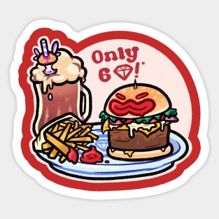 Wacky Meal! Sticker